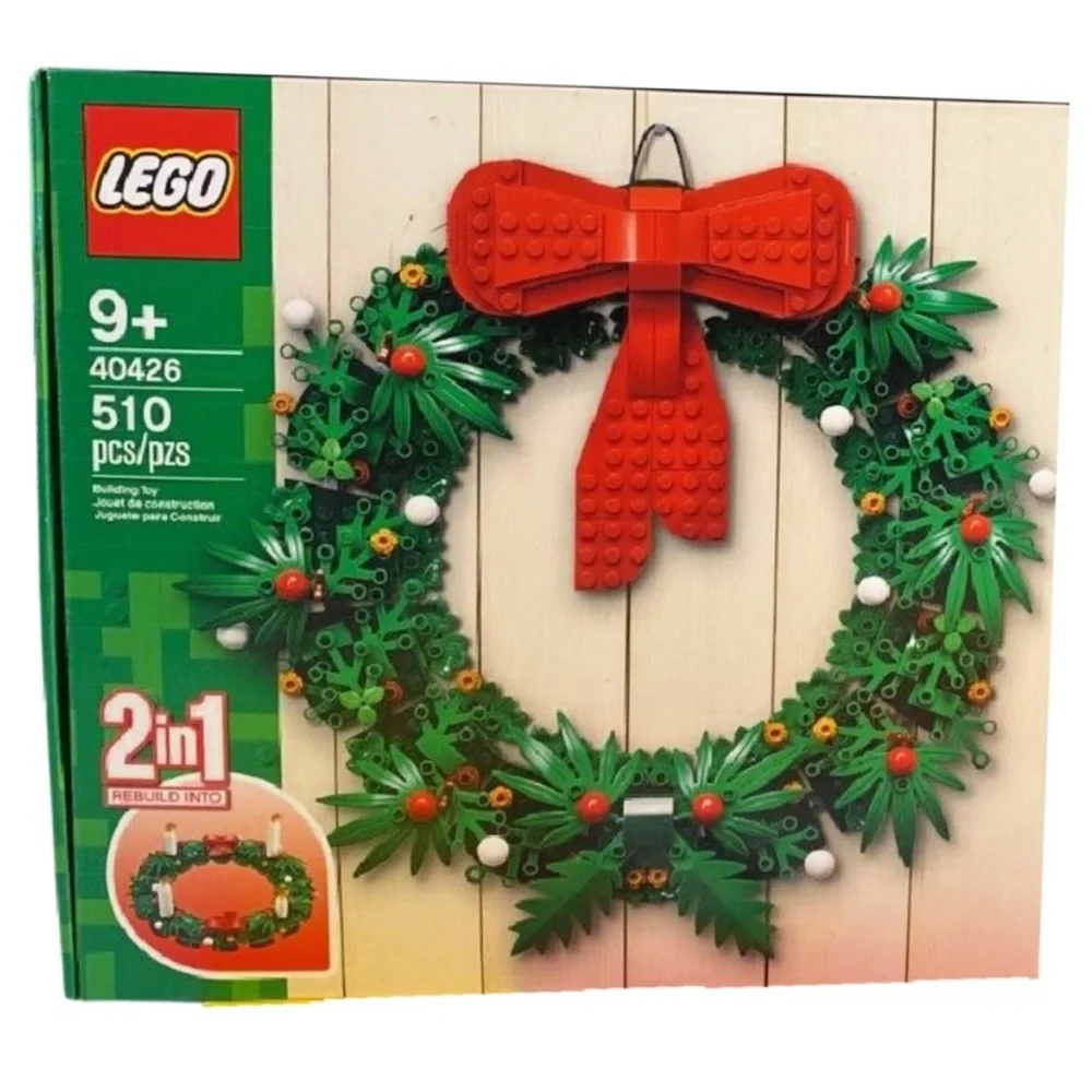 LEGO Lot of 3 Christmas Santa's Sleigh 40499 Wreath 40426 Christmas Tree 40573